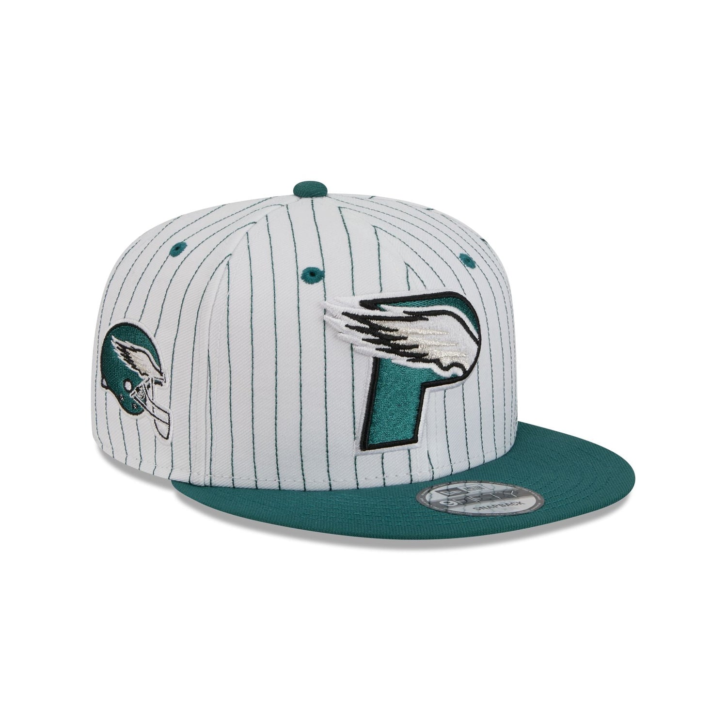 Philadelphia Eagles Deceptor Pinstripe 9FIFTY Snapback Hat