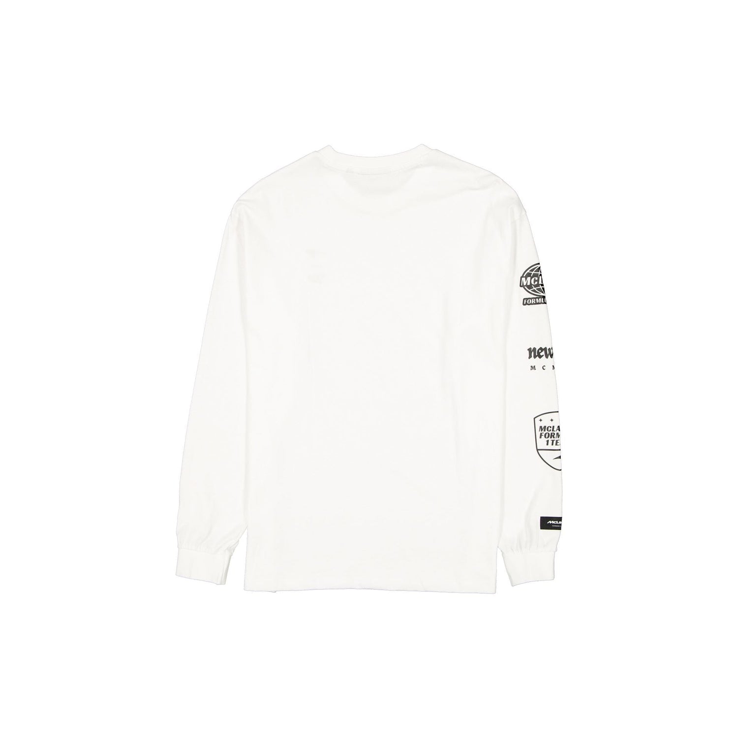 McLaren Formula 1 Team Pigment Wash White Long Sleeve T-Shirt