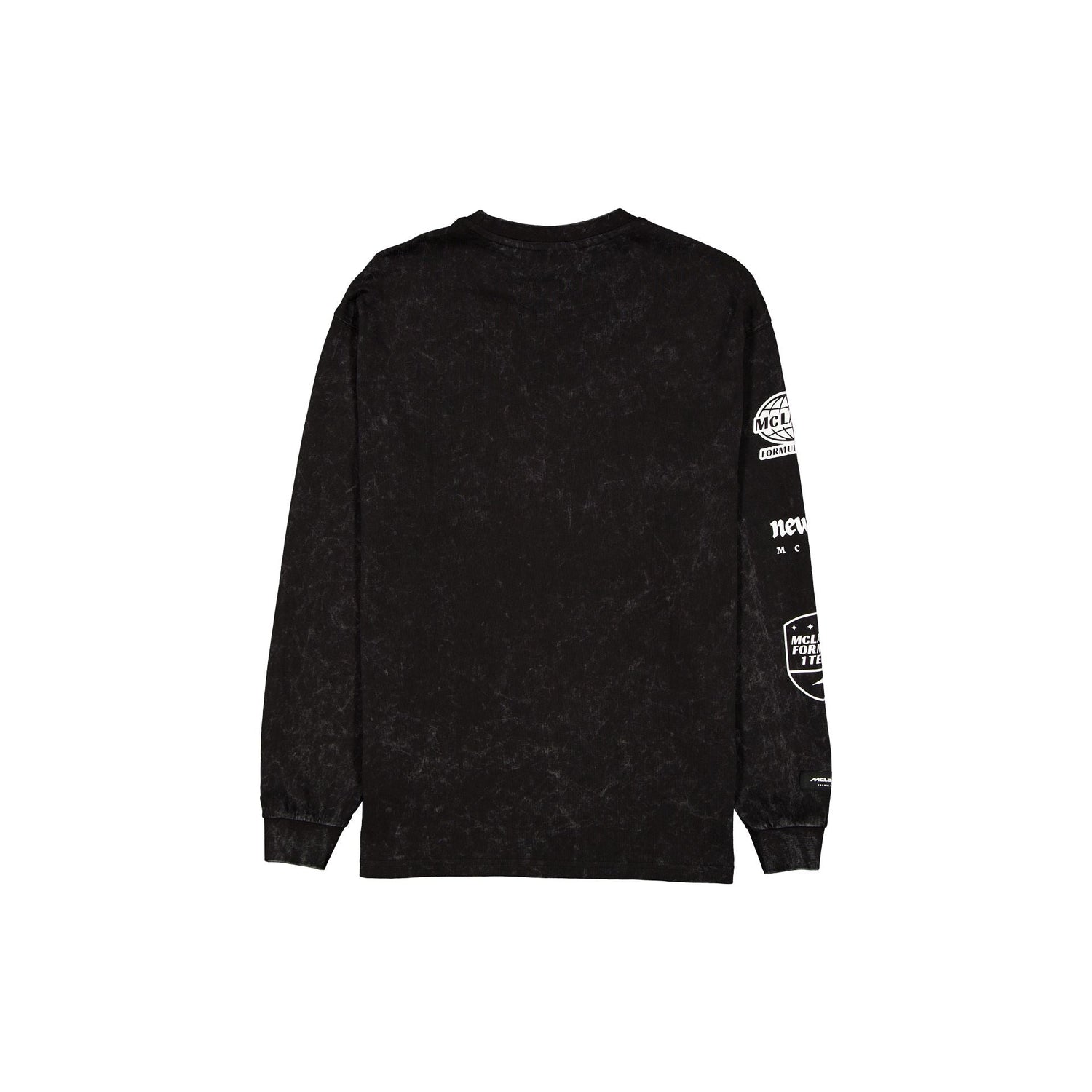 McLaren Formula 1 Team Pigment Wash Black Long Sleeve T-Shirt