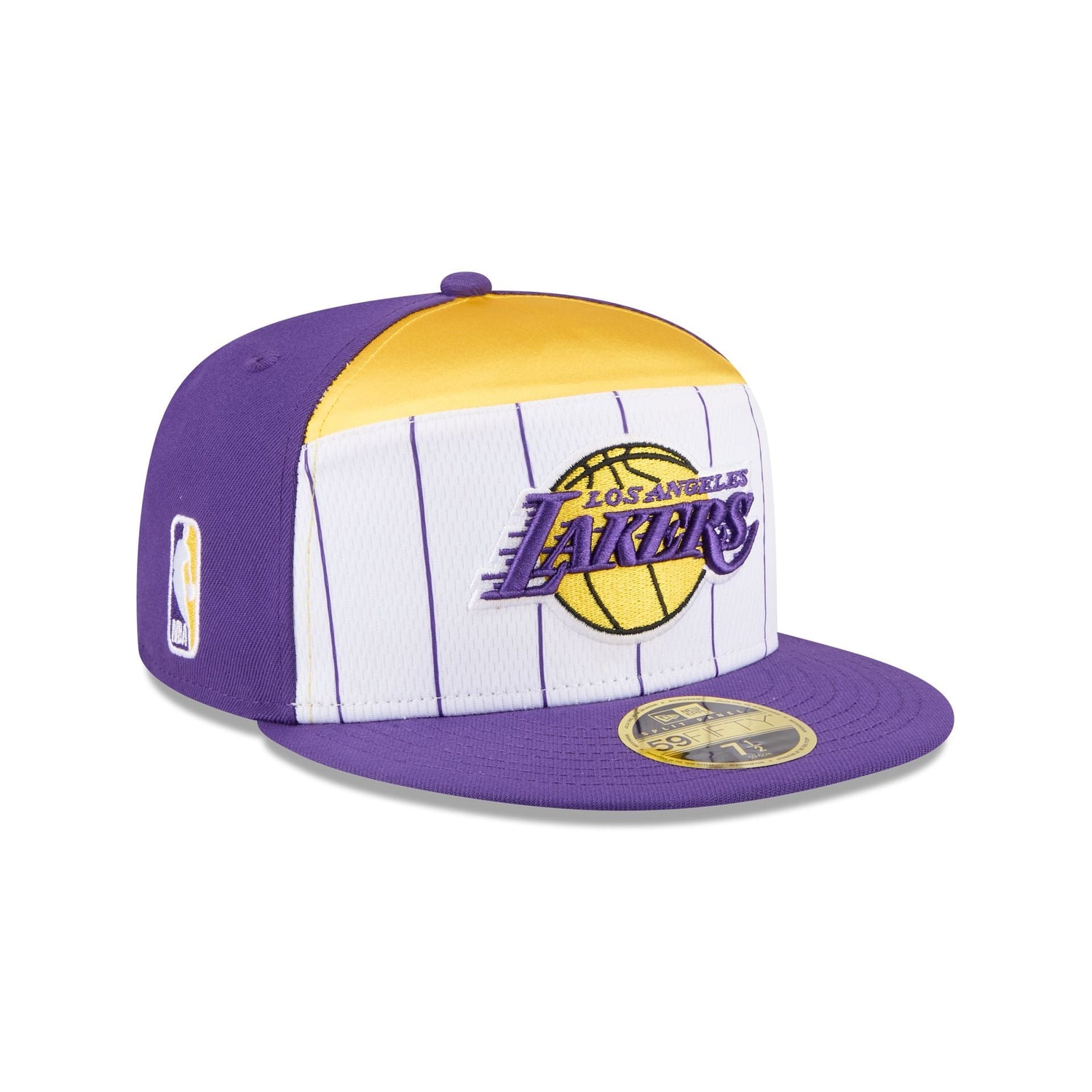 Los Angeles Lakers 2025 Tip-Off Split Panel 59FIFTY Fitted Hat