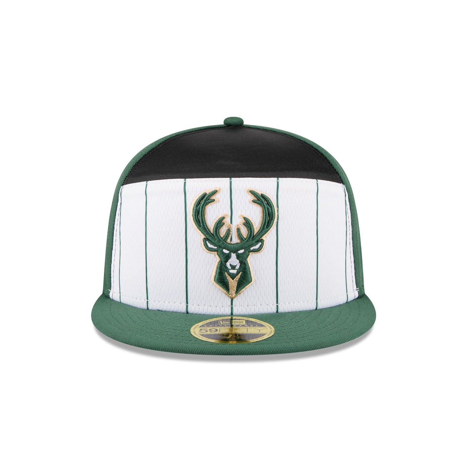 Milwaukee Bucks 2025 Tip-Off Split Panel 59FIFTY Fitted Hat
