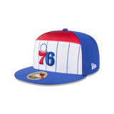 Philadelphia 76ers 2025 Tip-Off Split Panel 59FIFTY Fitted Hat