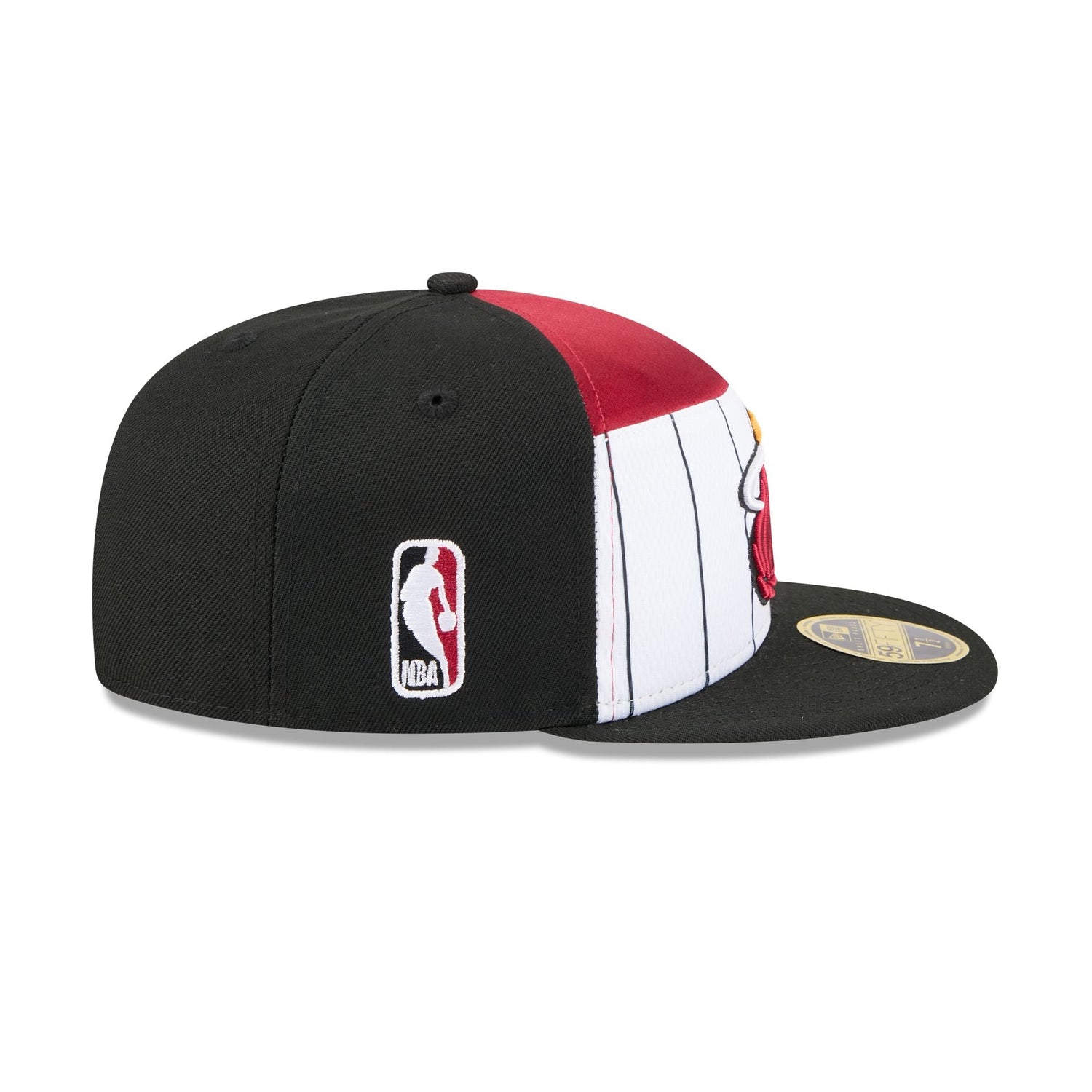 Miami Heat 2025 Tip-Off Split Panel 59FIFTY Fitted Hat