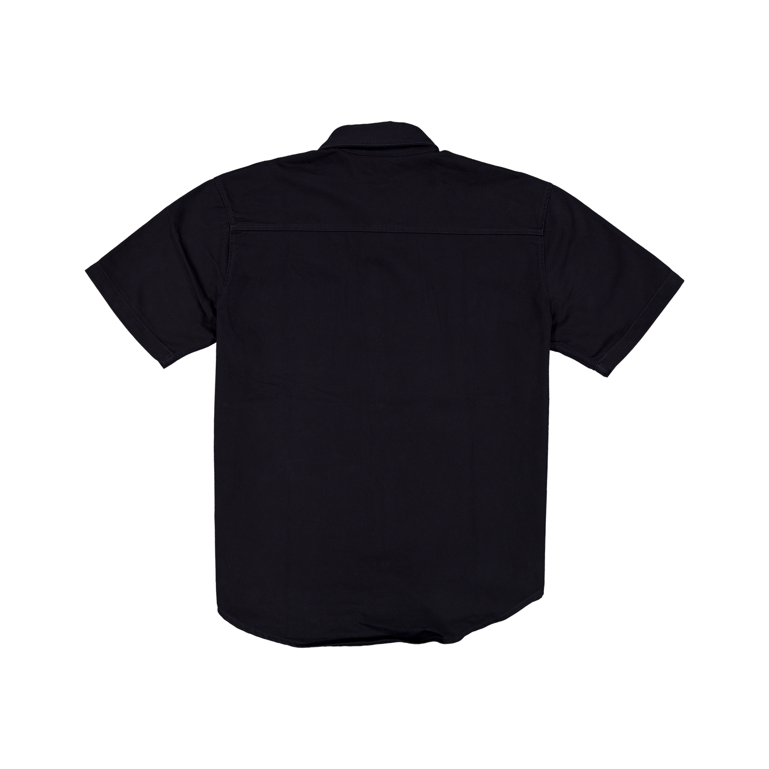 New Era Branded Brushed Cotton Navy Button Up Shirt