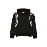 New Era Branded Mesh Combo Black Hoodie