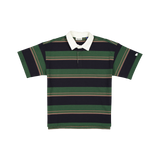 New Era Branded Yarn Dyed Cilantro Green Rugby Shirt