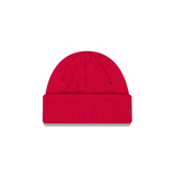 New Era Branded Cardinal Short Knit Beanie Hat