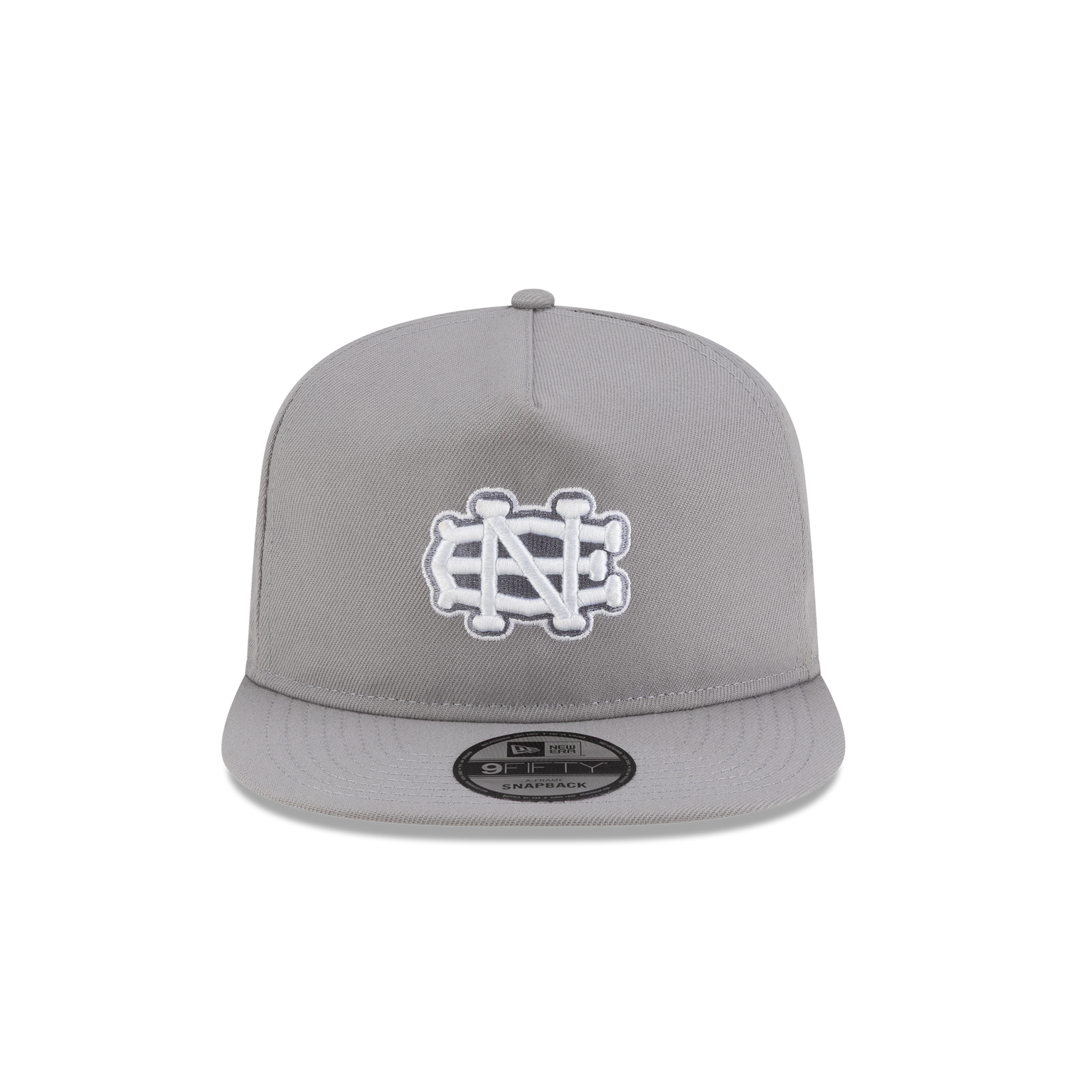 New Era Branded Gray Skeletal 9FIFTY A-Frame Snapback Hat