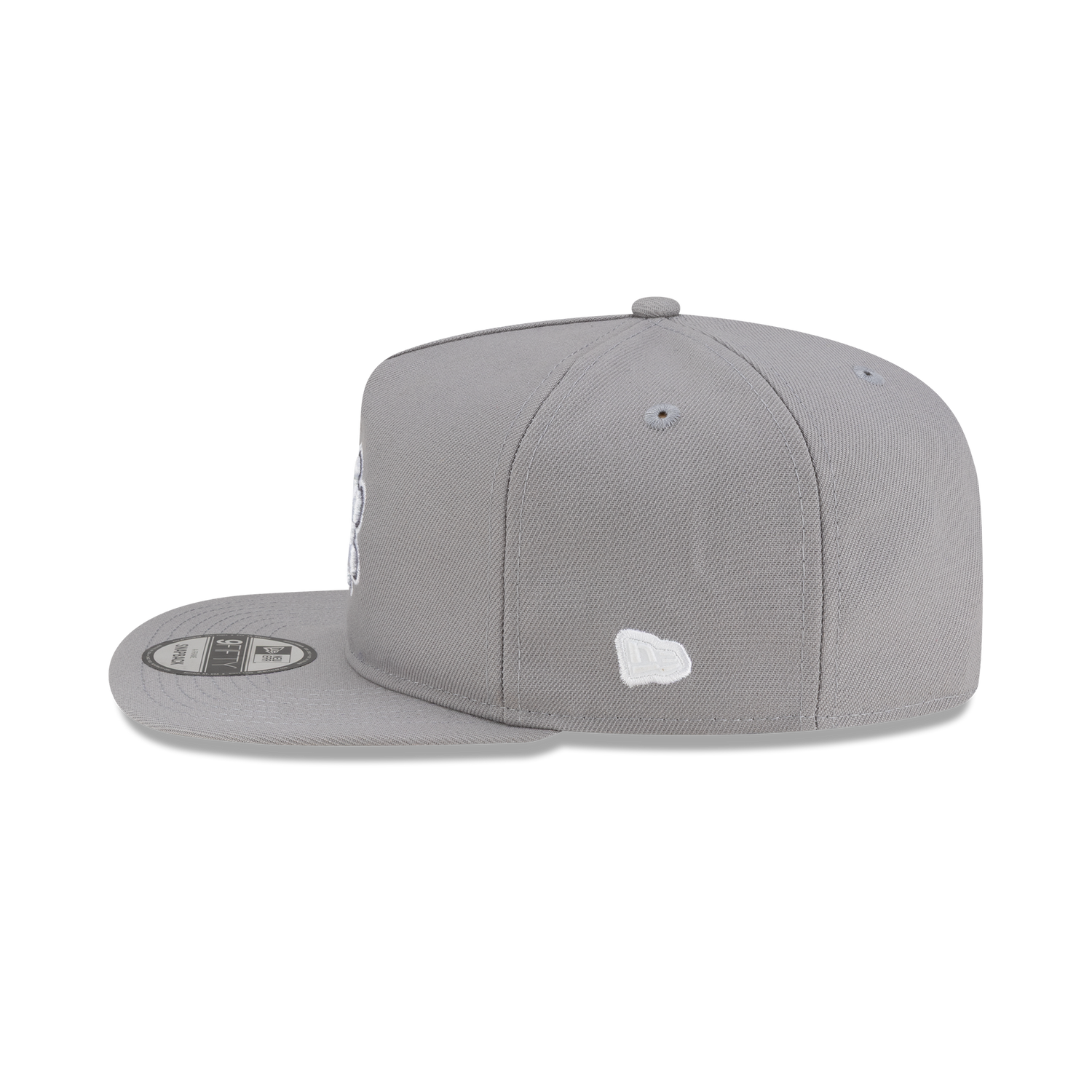 New Era Branded Gray Skeletal 9FIFTY A-Frame Snapback Hat