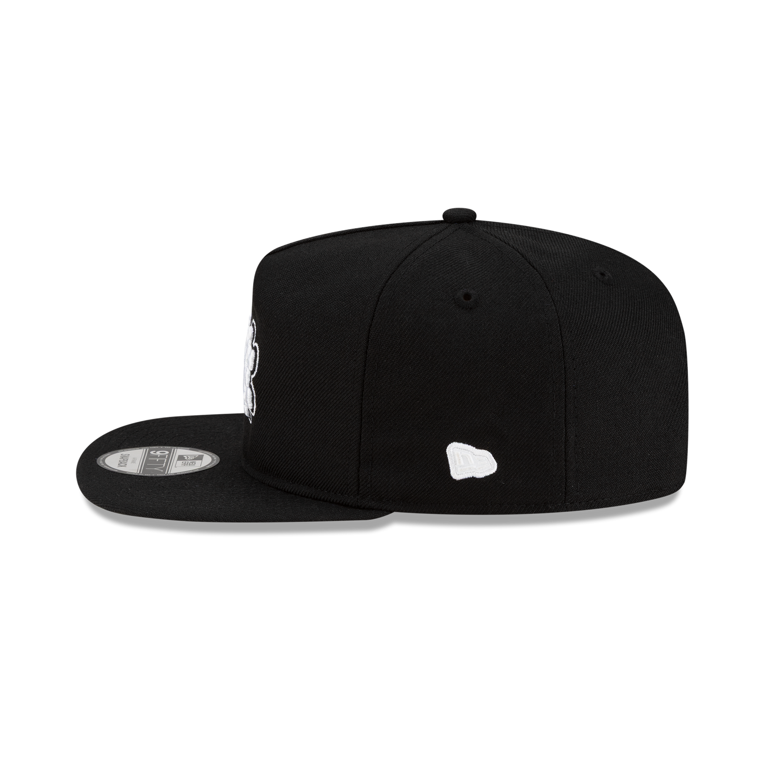 New Era Branded Black Skeletal 9FIFTY A-Frame Snapback Hat