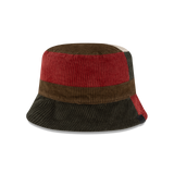 New Era Branded Corduroy Pieced Bucket Hat