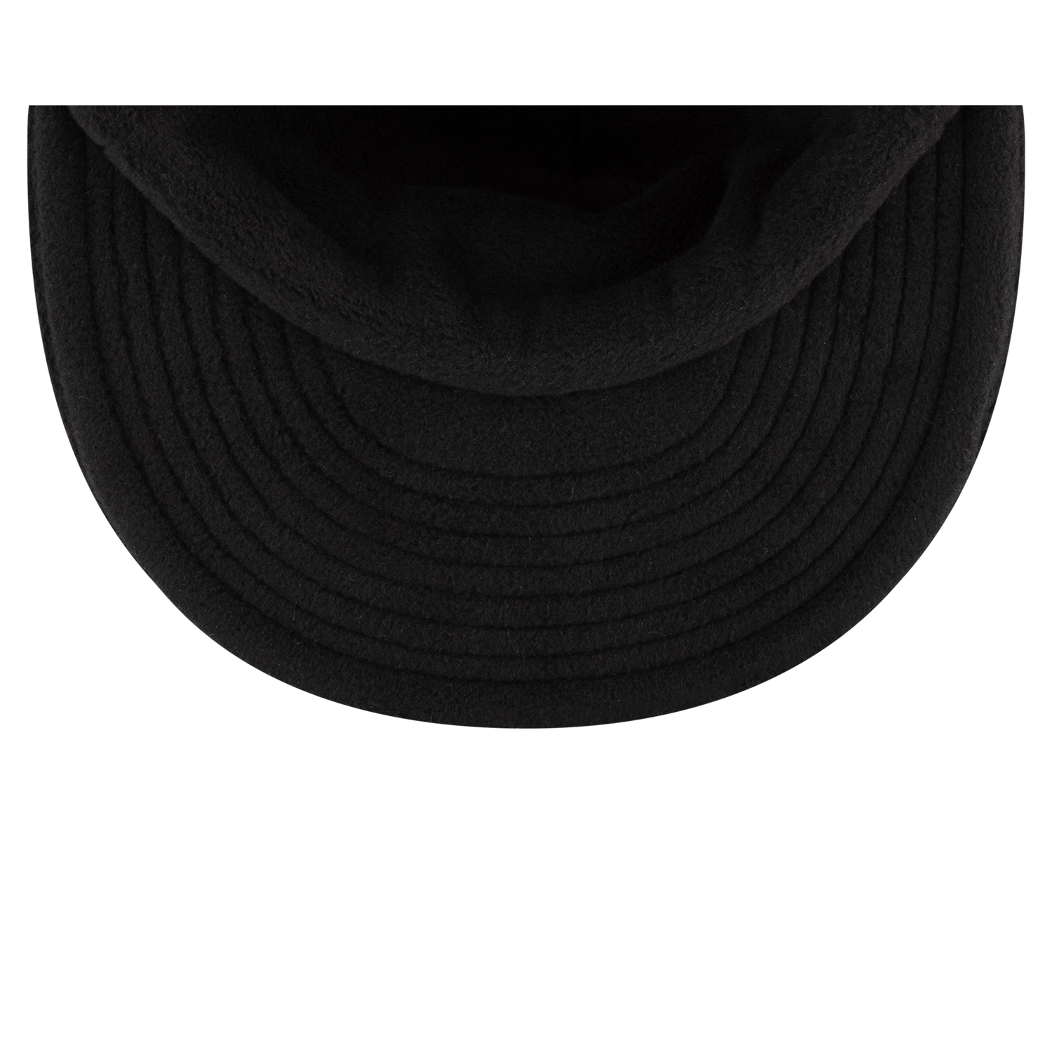 New Era Branded Black Polartec Dog Ear Retro Crown 59FIFTY Fitted Hat