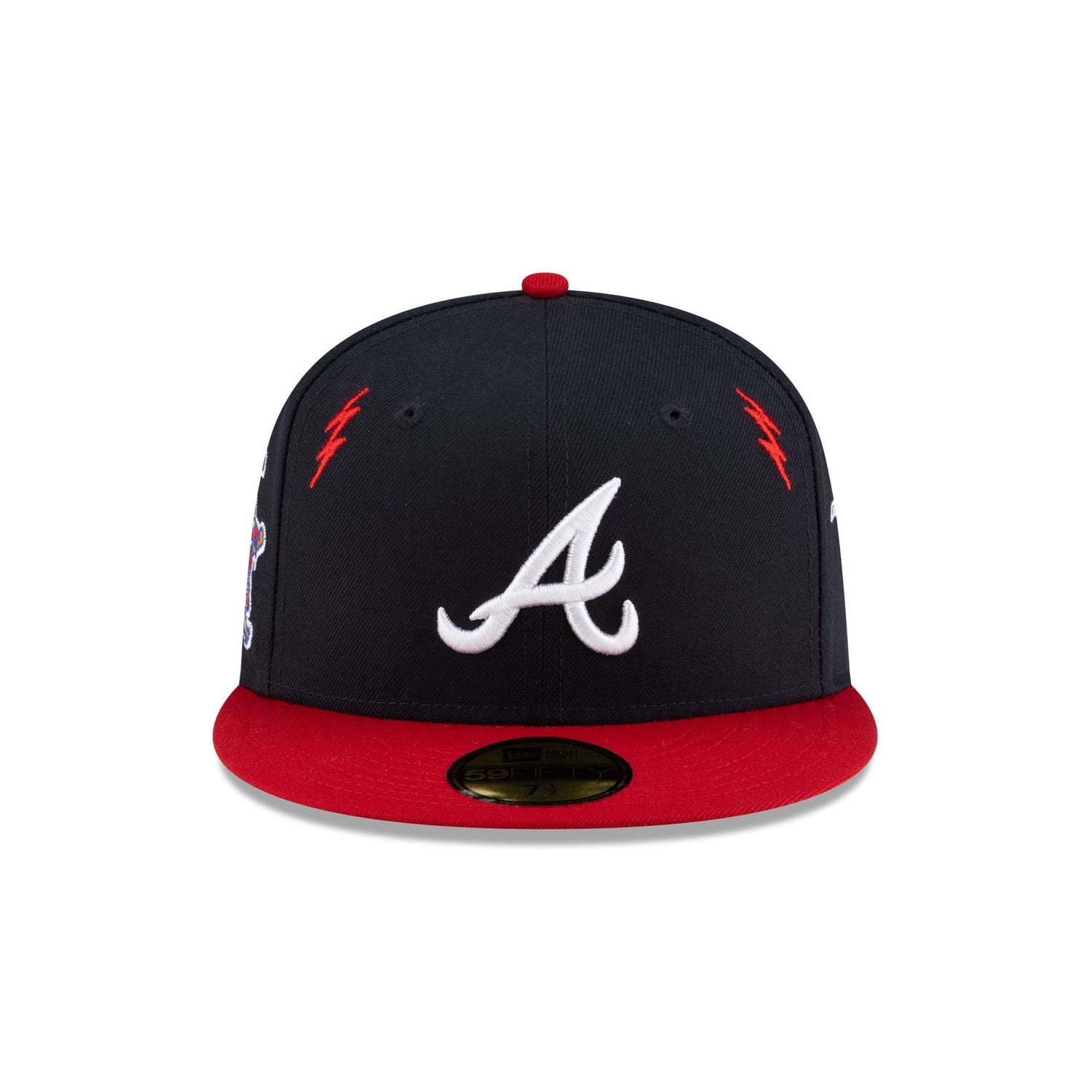 Diet Starts Monday x Atlanta Braves Lightening Bolts 59FIFTY Fitted Hat