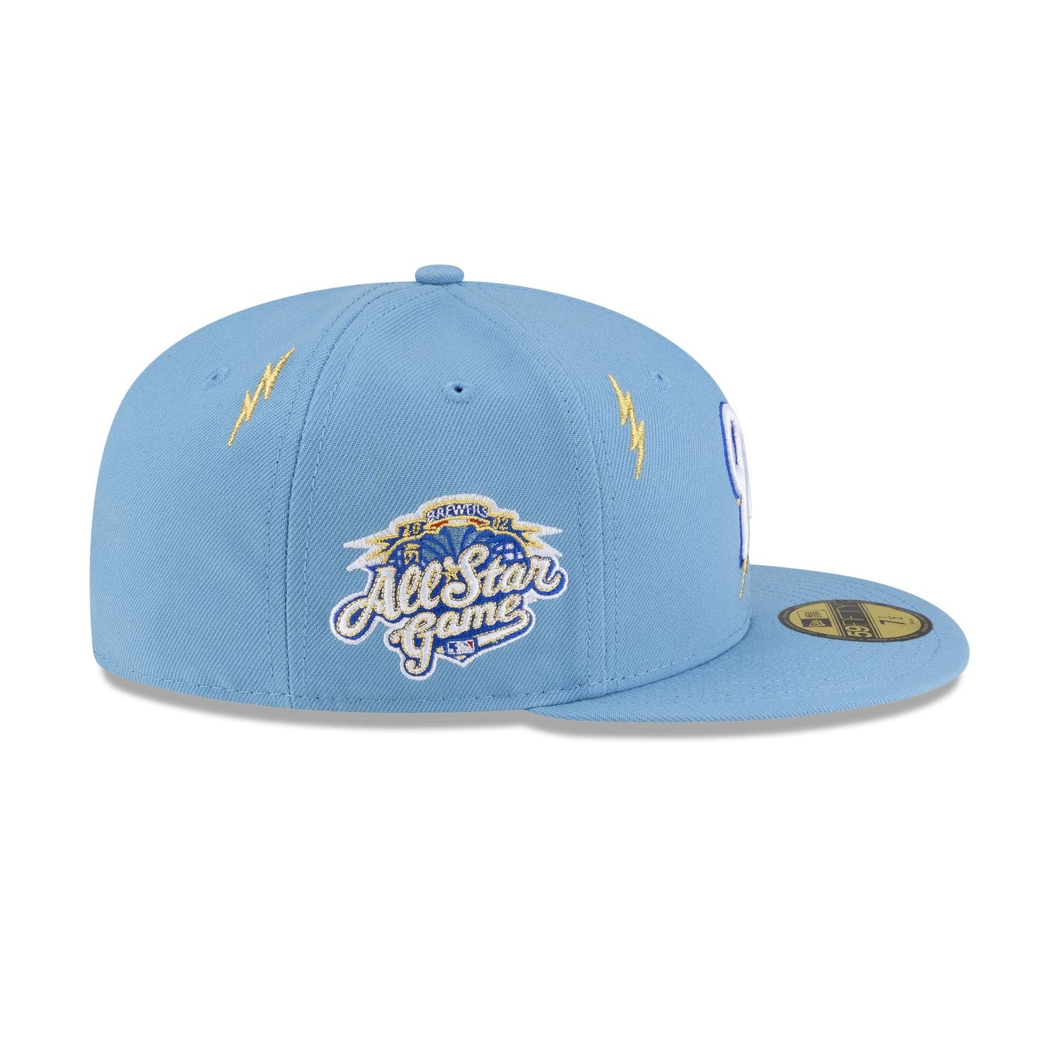Diet Starts Monday x Milwaukee Brewers Lightening Bolts 59FIFTY Fitted Hat