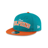 Miami Dolphins International Games Series Historic Retro Crown 9FIFTY Snapback Hat