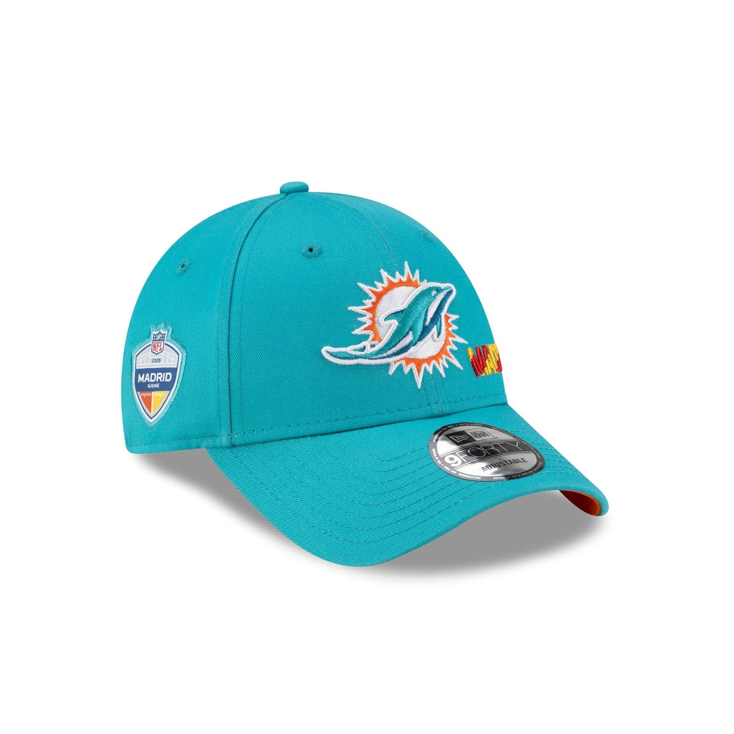 Miami Dolphins Madrid Game 9FORTY Snapback Hat