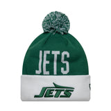 New York Jets London Game Team Pom Knit Hat