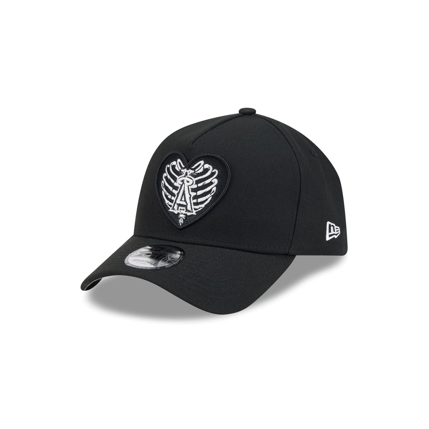 Los Angeles Angels Skeletal Heart 9FORTY A-Frame Snapback Hat