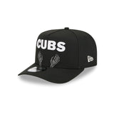 Chicago Cubs Skeletal Script 9FIFTY A-Frame Snapback Hat
