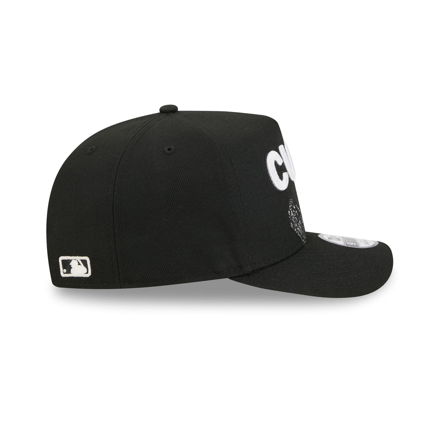 Chicago Cubs Skeletal Script 9FIFTY A-Frame Snapback Hat