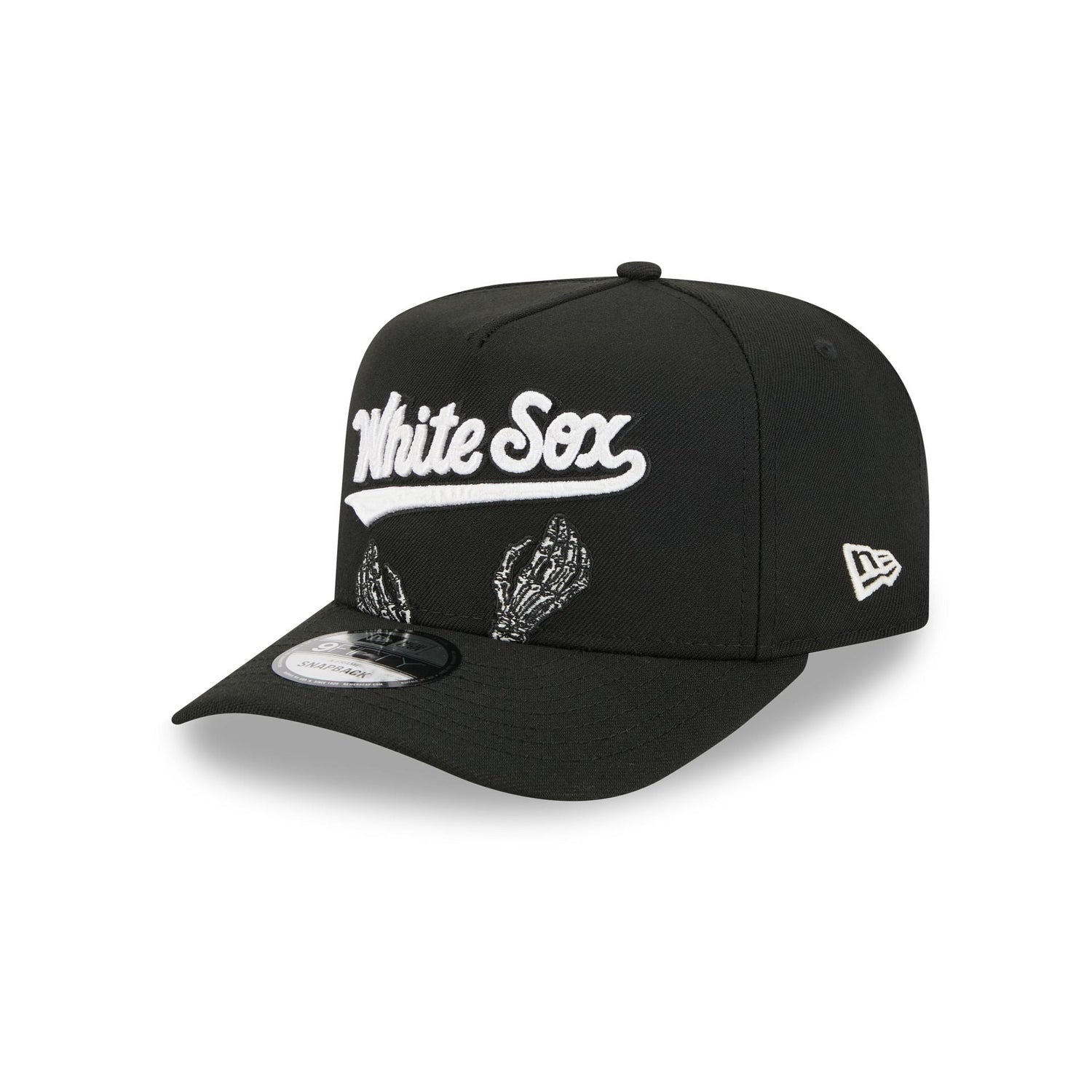 Chicago White Sox Skeletal Script 9FIFTY A-Frame Snapback Hat