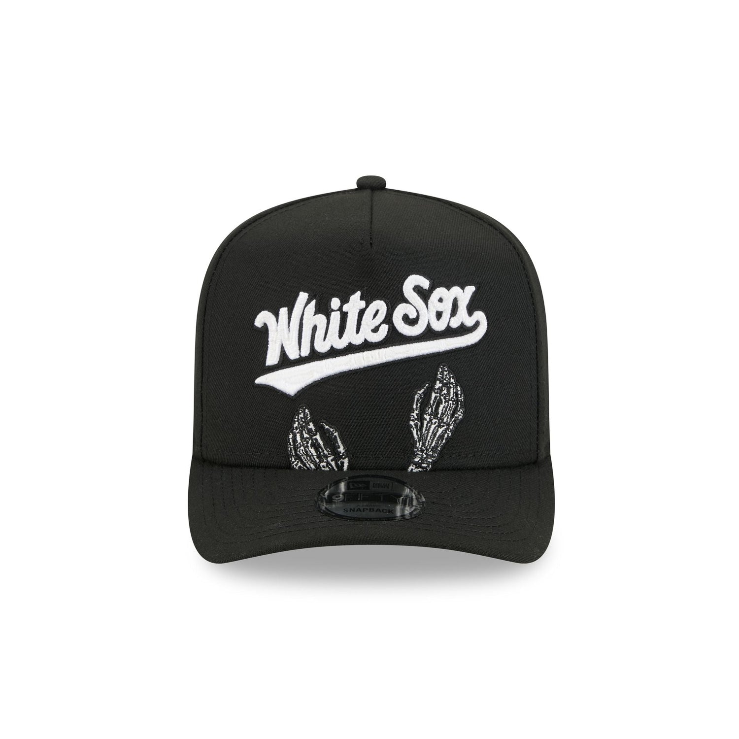 Chicago White Sox Skeletal Script 9FIFTY A-Frame Snapback Hat