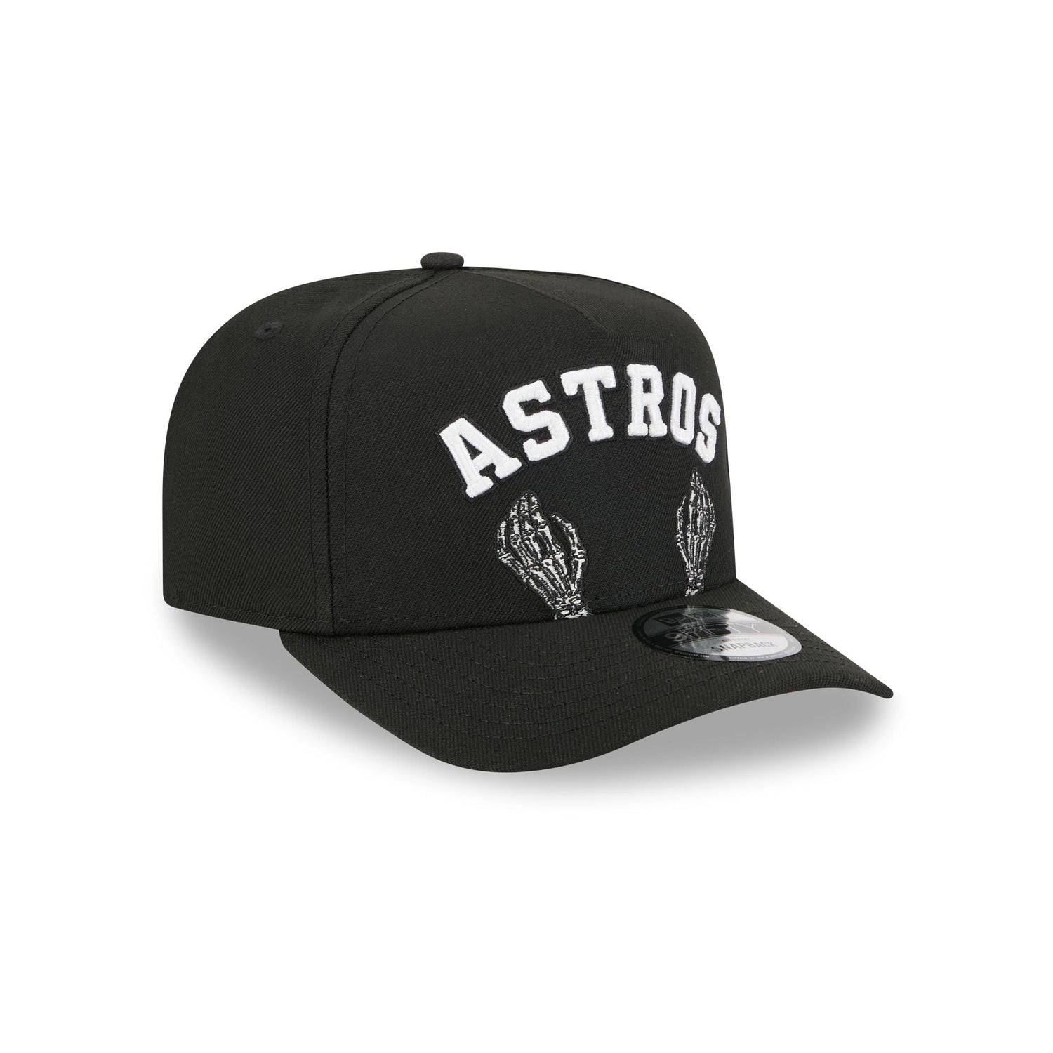 Houston Astros Skeletal Script 9FIFTY A-Frame Snapback Hat