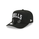 Chicago Bulls Skeletal Script 9FIFTY A-Frame Snapback Hat
