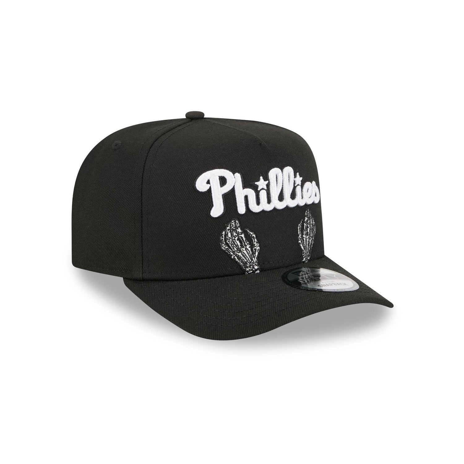 Philadelphia Phillies Skeletal Script 9FIFTY A-Frame Snapback Hat