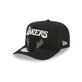 Los Angeles Lakers Skeletal Script 9FIFTY A-Frame Snapback Hat
