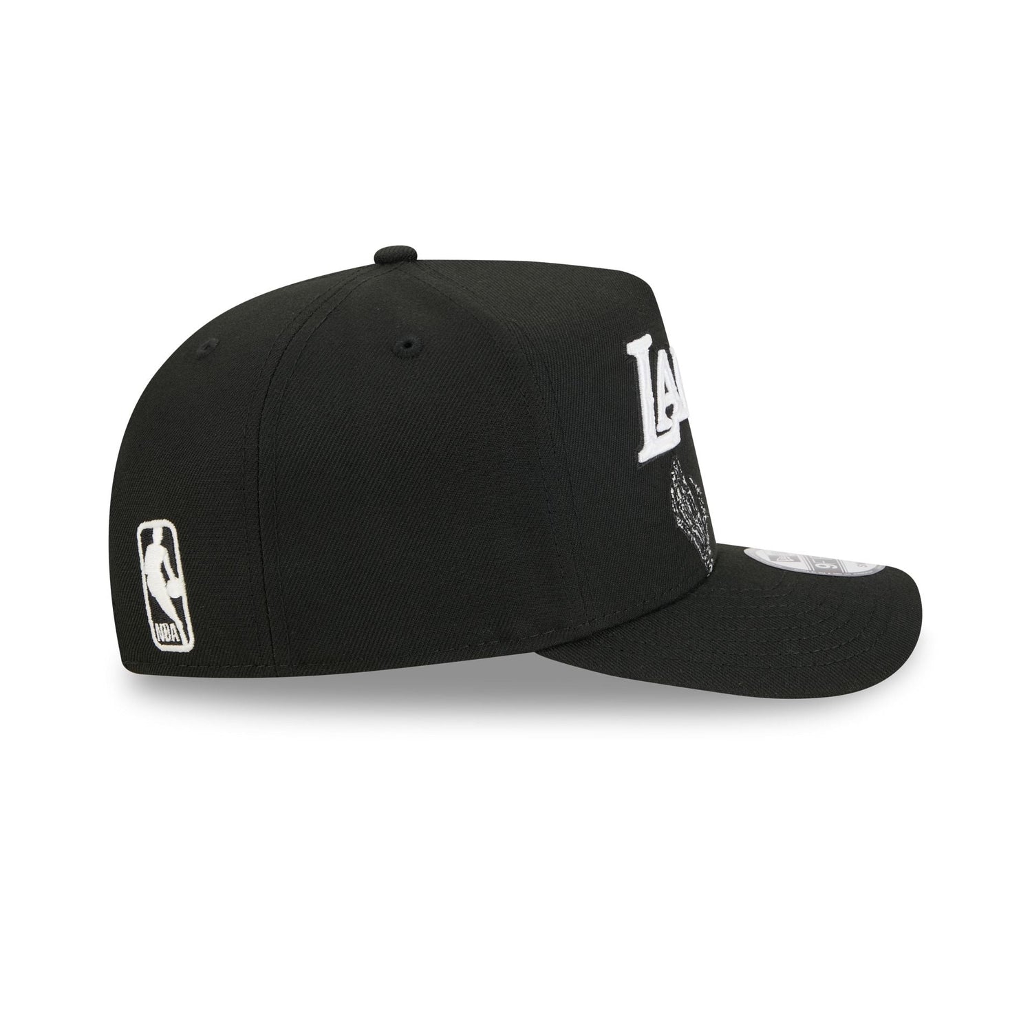 Los Angeles Lakers Skeletal Script 9FIFTY A-Frame Snapback Hat