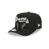Atlanta Braves Skeletal Script 9FIFTY A-Frame Snapback Hat