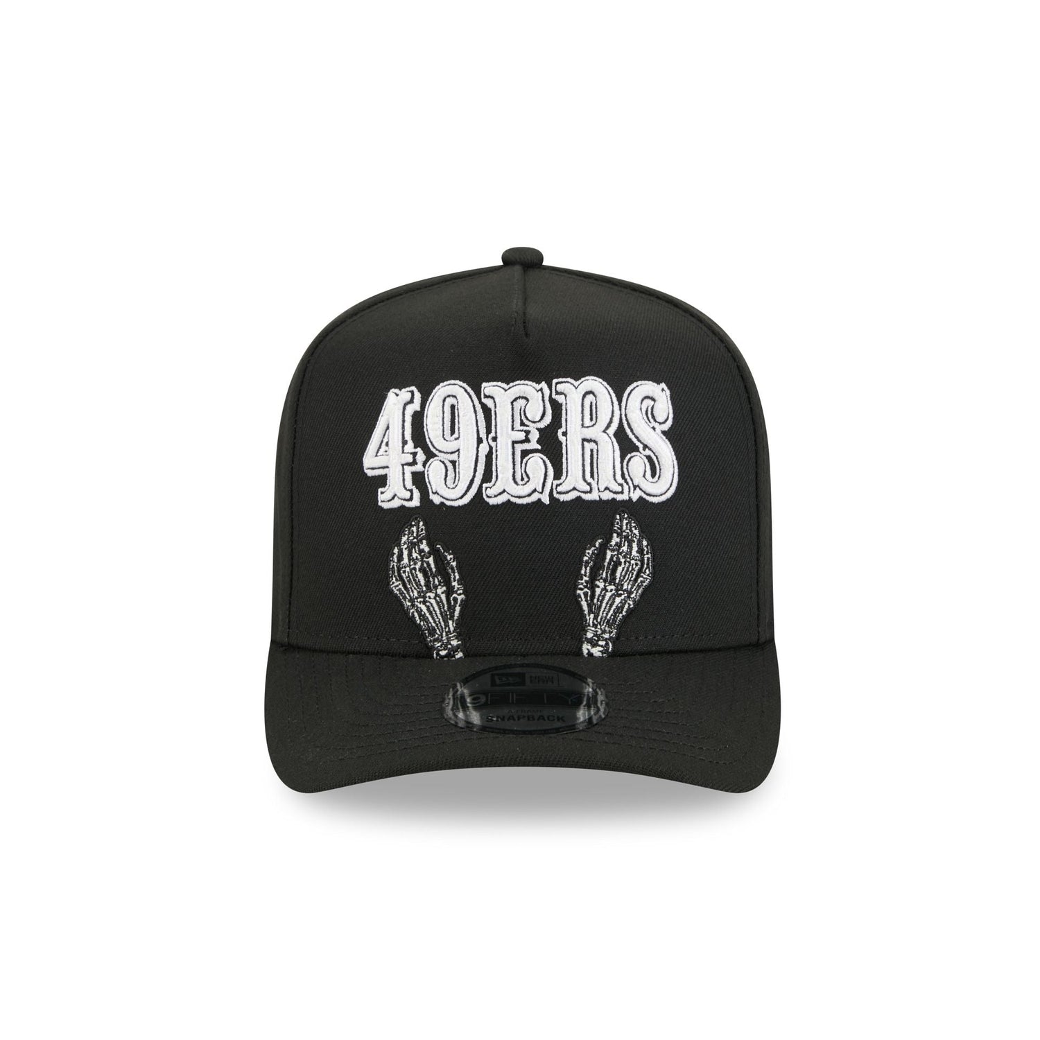 San Francisco 49ers Skeletal Script 9FIFTY A-Frame Snapback Hat