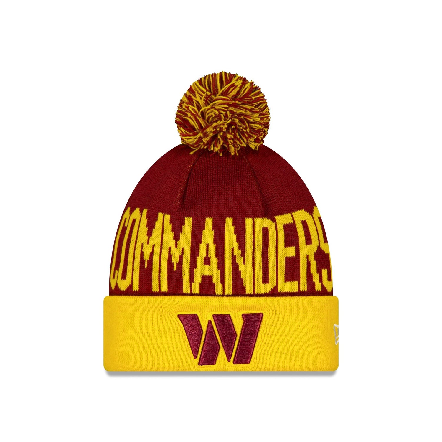 Washington Commanders Madrid Game Pom Knit Hat