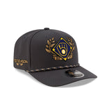 Milwaukee Brewers 2025 NLDS Locker Room 9SEVENTY Stretch-Snap Hat