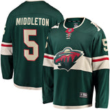 Jake Middleton Minnesota Wild   Home Breakaway  Jersey - Green
