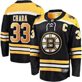Zeno Chara #33 Boston Bruins Jersey - Black