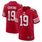 Jacob Cowing San Francisco 49ers Nike  Game Jersey -  Scarlet