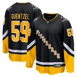 Men's Pittsburgh Penguins Jake Guentzel Fanatics Black Alternate Premier Breakaway Player Jersey