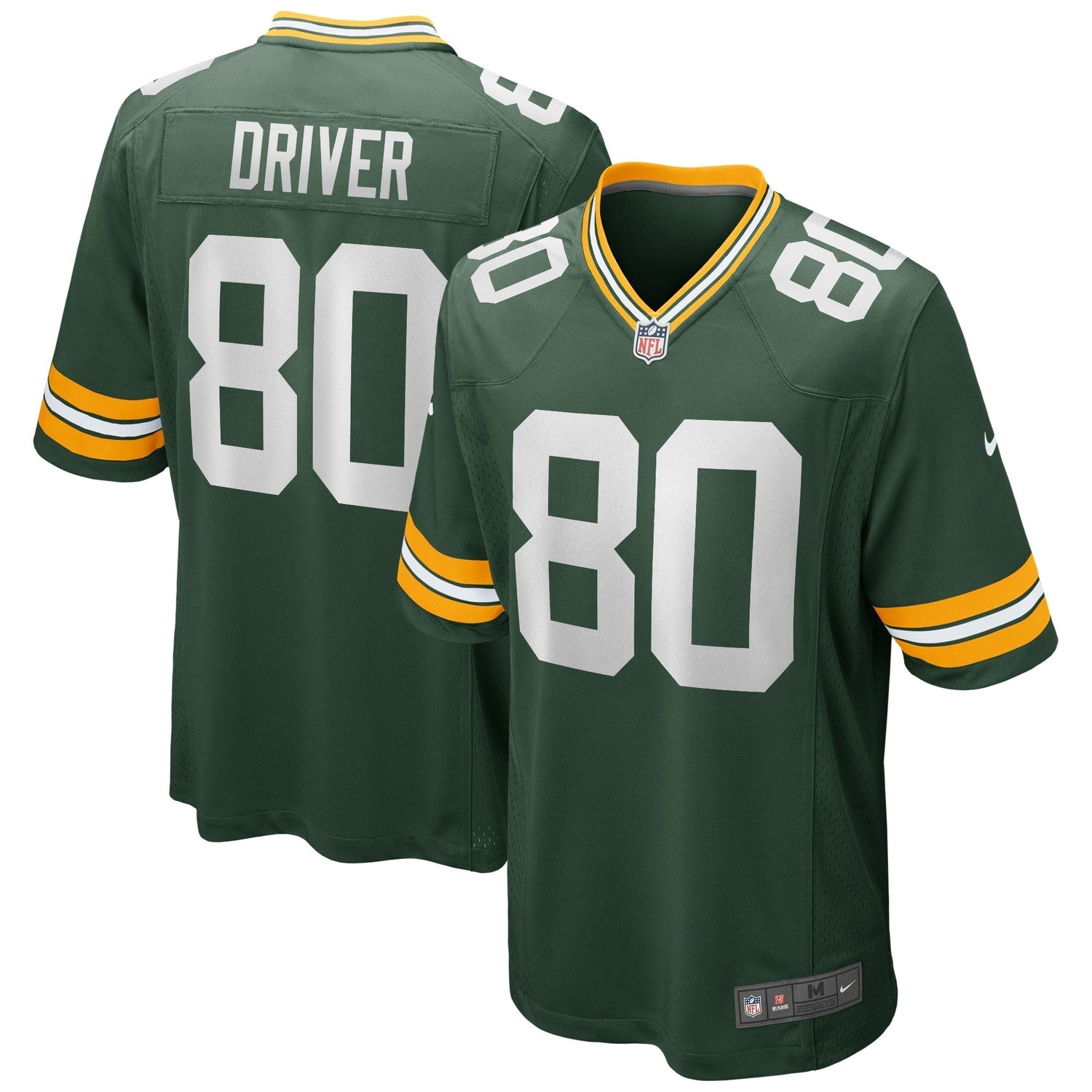 Donald Driver Green Bay Packers Nike Game Retired   Jersey - Green