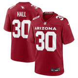 Darren Hall Arizona Cardinals Nike Team Game Jersey -  Cardinal