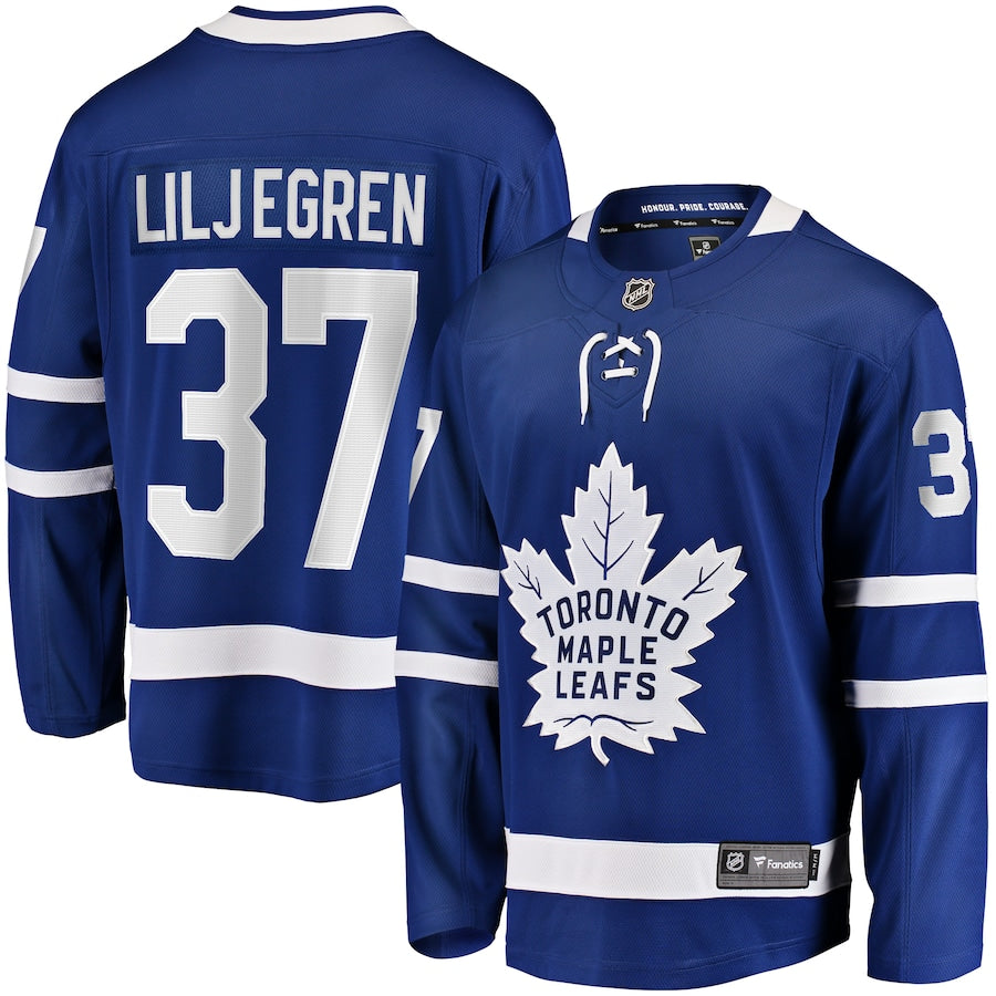 Timothy Liljegren Toronto Maple Leafs  Home Premier Breakaway  Jersey - Blue