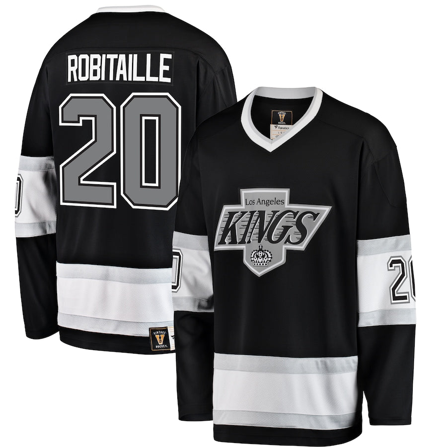 Luc Robitaille Los Angeles Kings   Premier Breakaway Retired  Jersey - Black