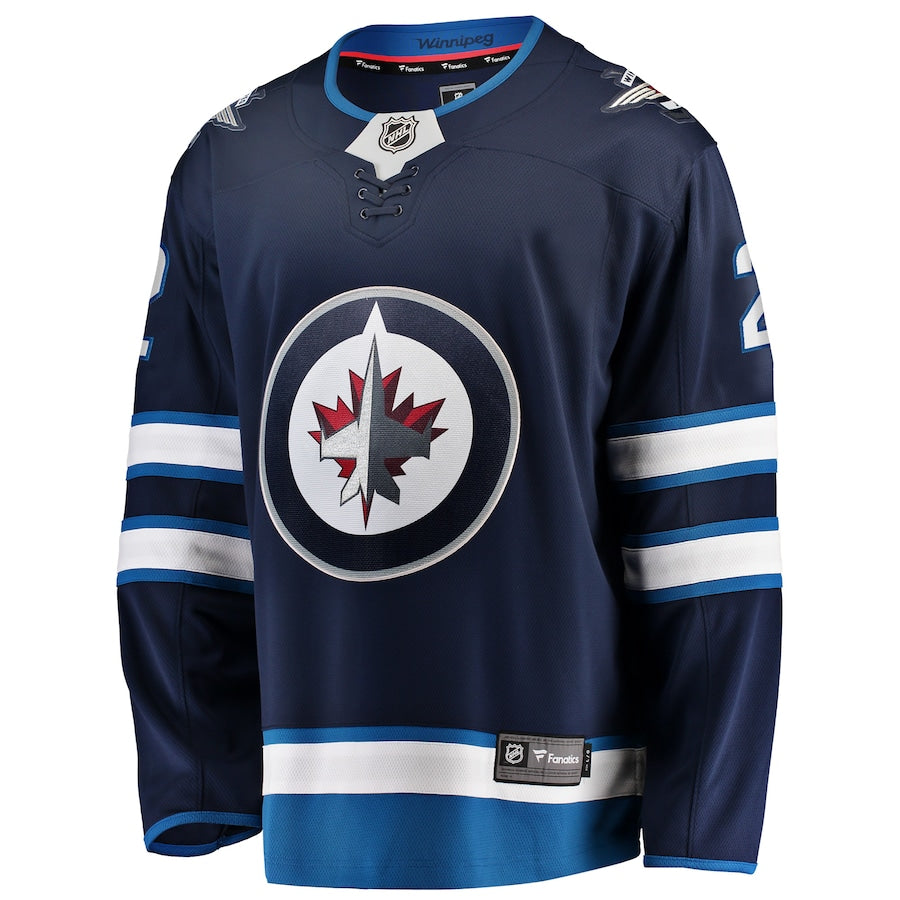 Men's Winnipeg Jets Dylan DeMelo Fanatics Navy Jersey