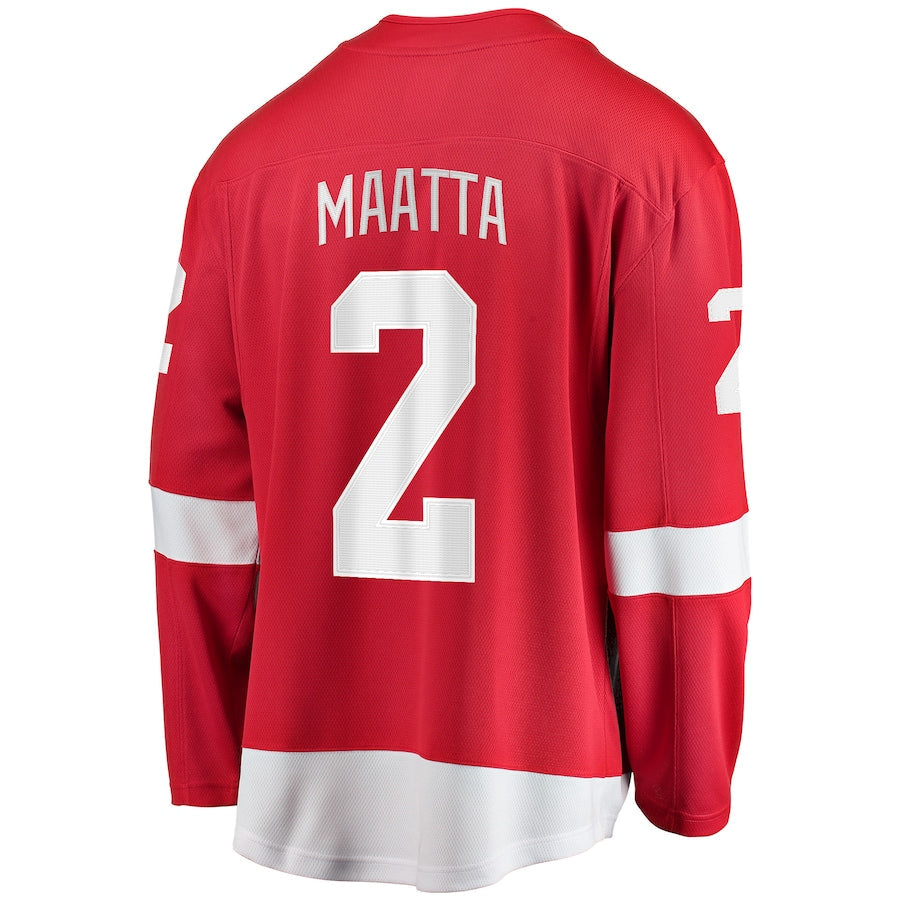 Olli Maatta Detroit Red Wings   Home Breakaway  Jersey - Red