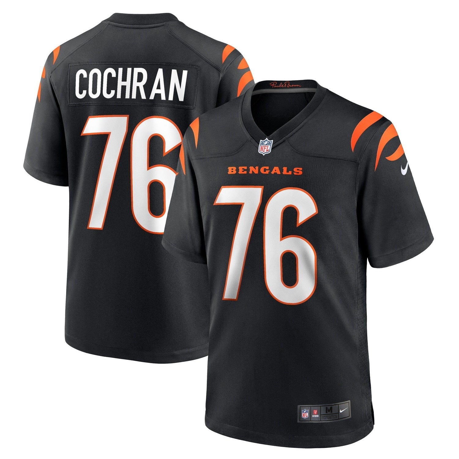 Devin Cochran Cincinnati Bengals Nike Game   Jersey - Black