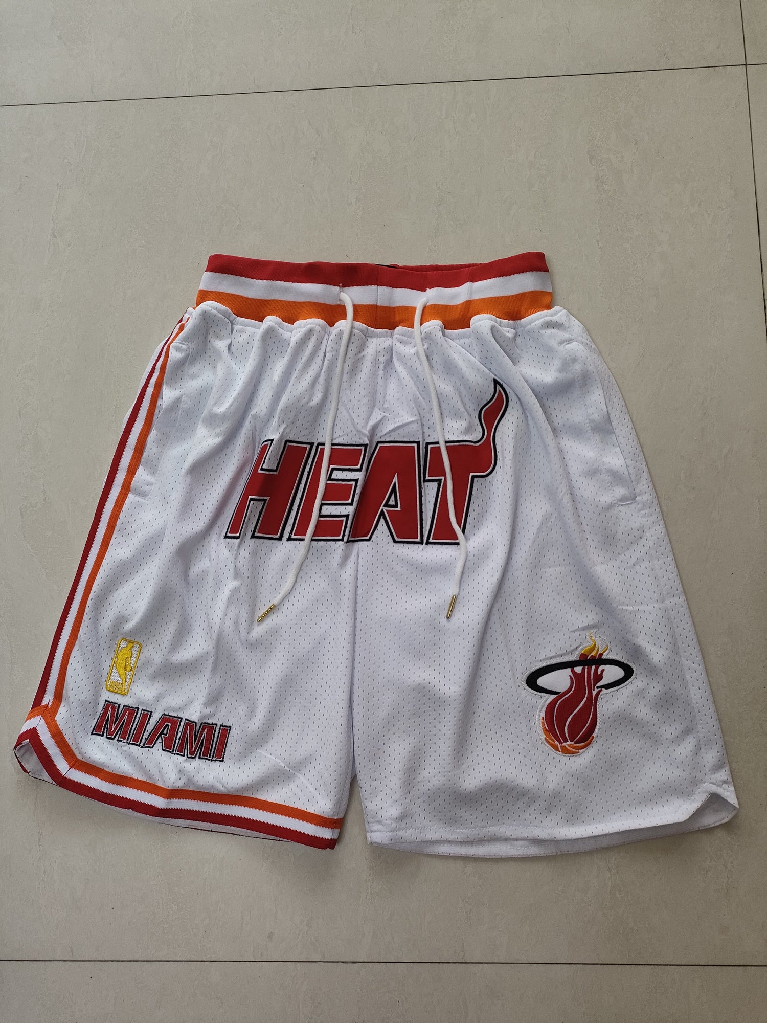 JUST DON Miami Heat Pocket Shorts