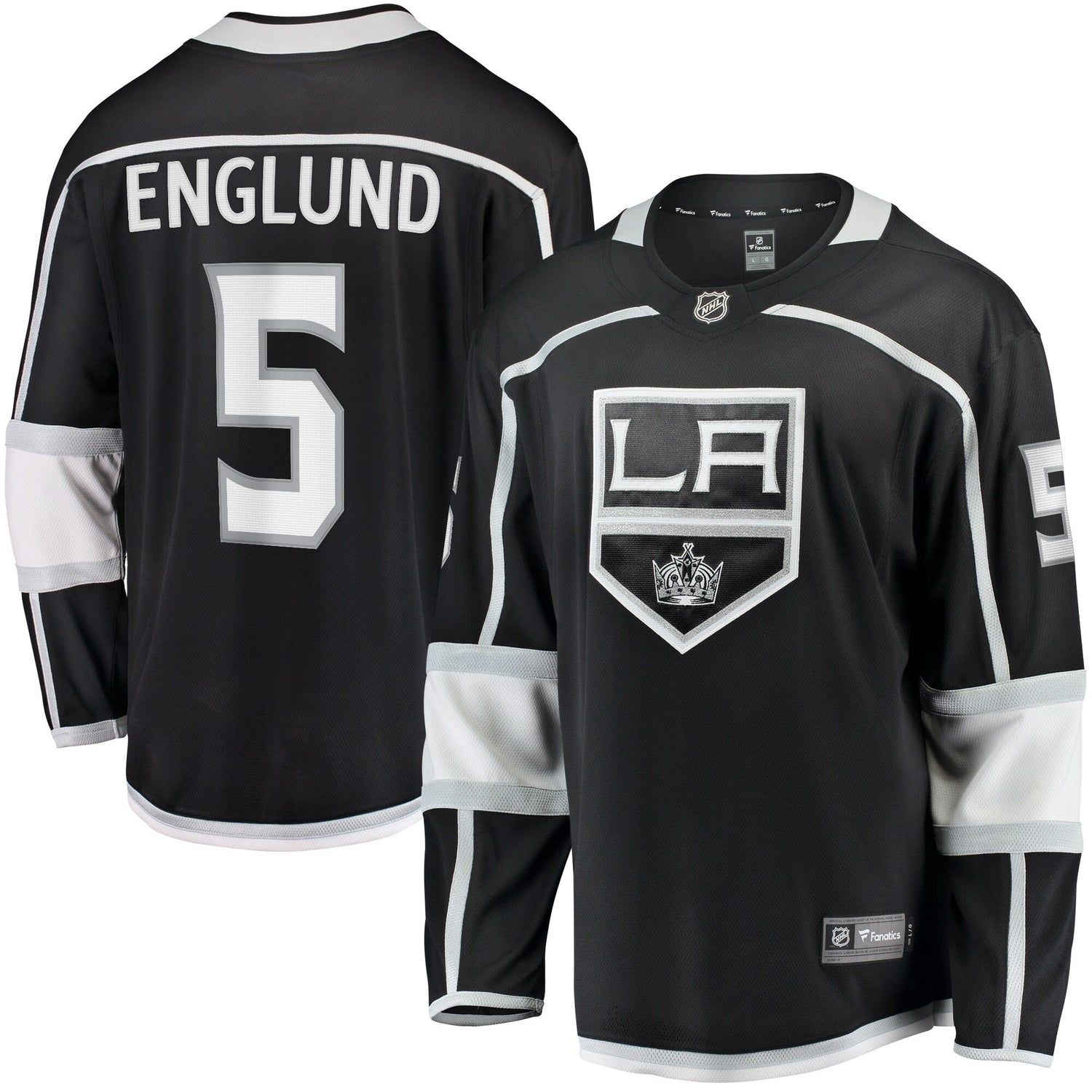 Andreas Englund Los Angeles Kings   Home Premier Breakaway  Jersey - Black