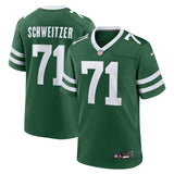Wes Schweitzer New York Jets Nike Team Game Jersey - Legacy Green