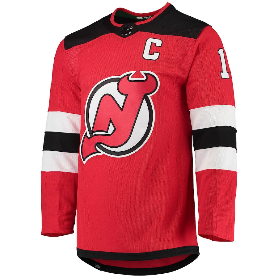 Nico Hischier New Jersey Devils   Home Primegreen   Jersey - Red